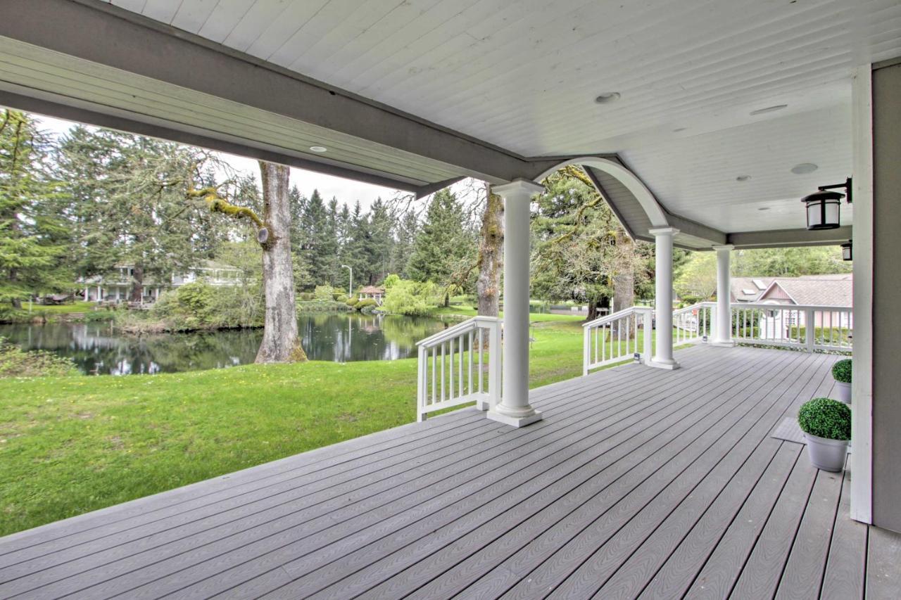 Contemporary Tacoma Cottage With Deck And Pond! Eksteriør billede