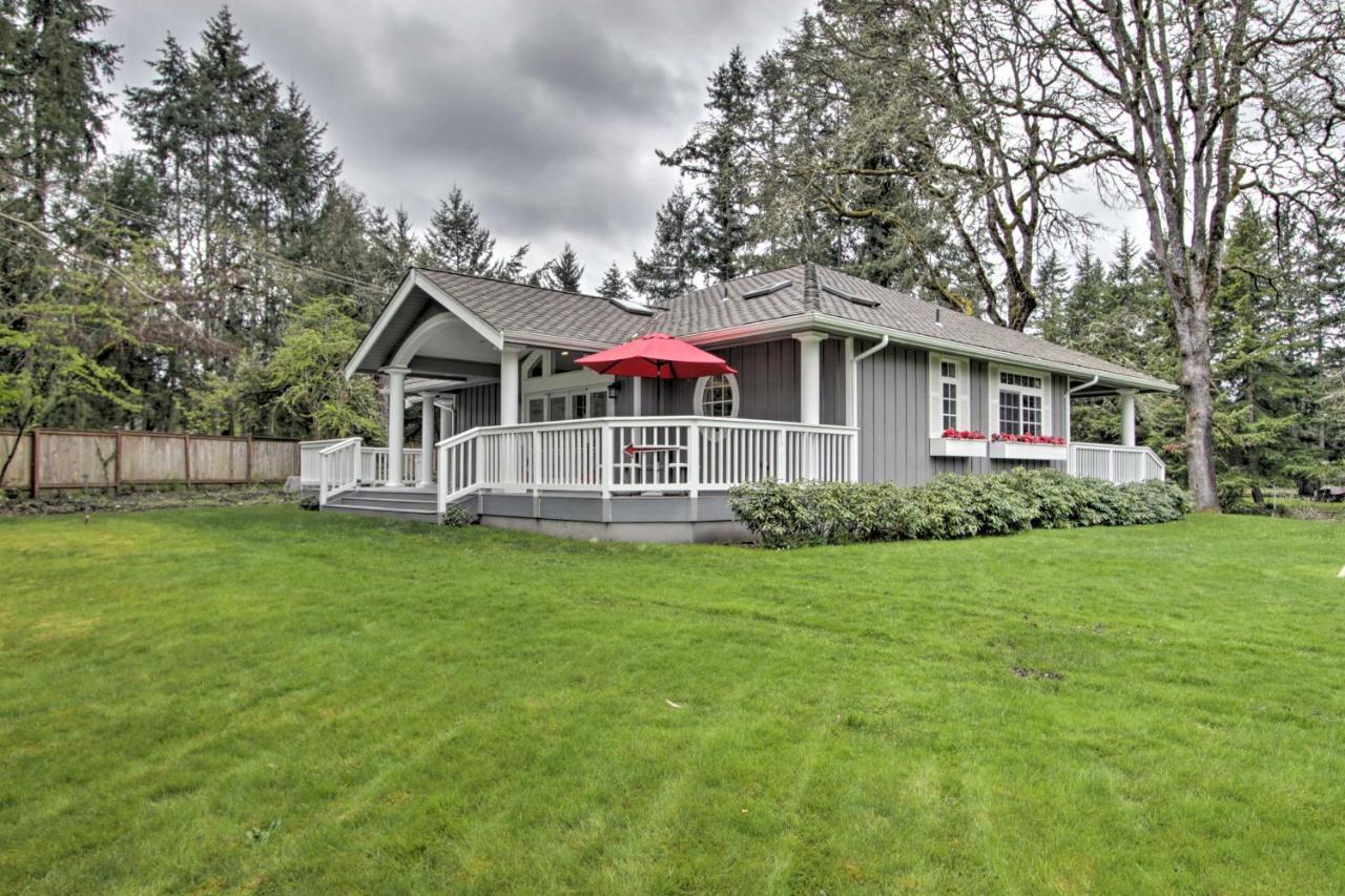 Contemporary Tacoma Cottage With Deck And Pond! Eksteriør billede